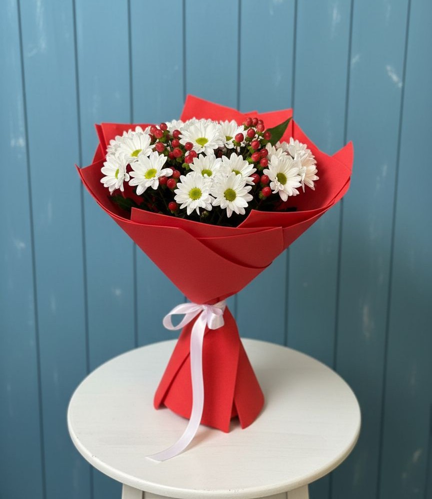 Букет цветов из: Хризантемы в Чесменке