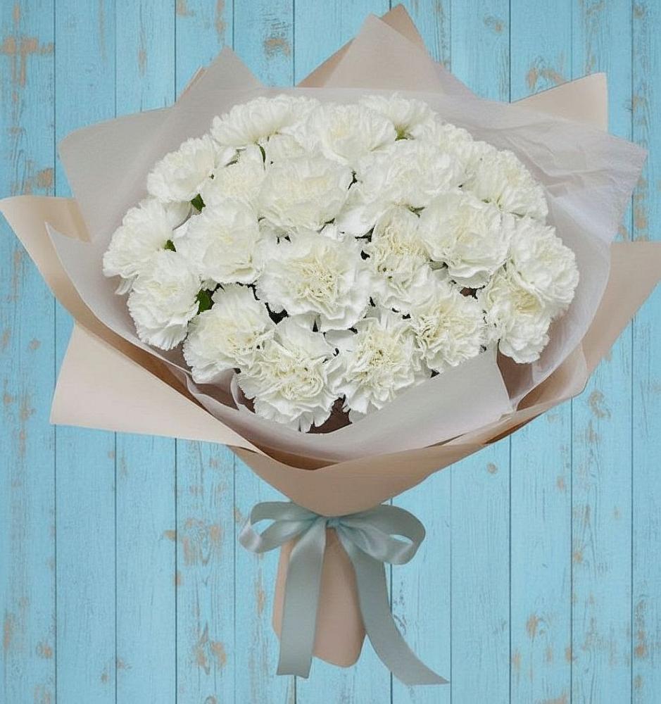 Букет цветов из: Гвоздики в Чесменке