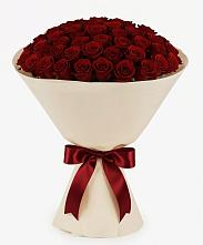 Букет 101 Бордовая роза Блэк Бакарра в Чесменке