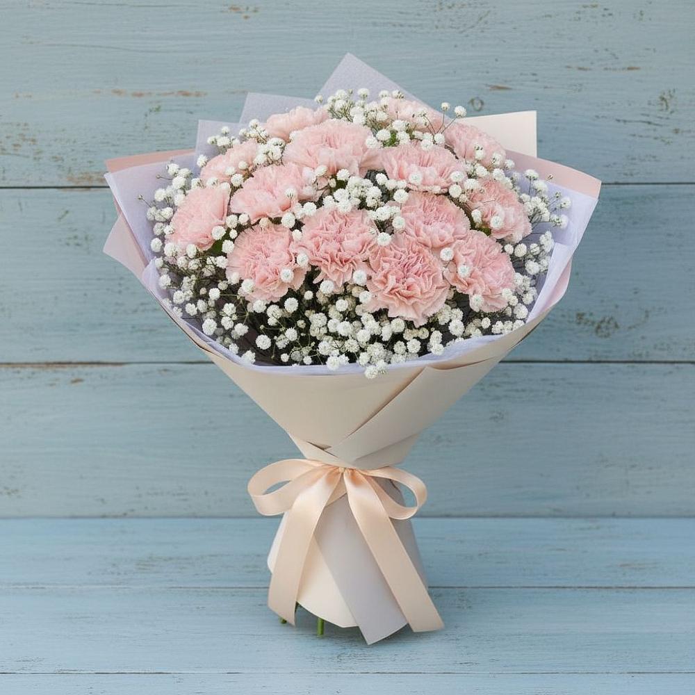 Букет цветов из: Гвоздики в Чесменке