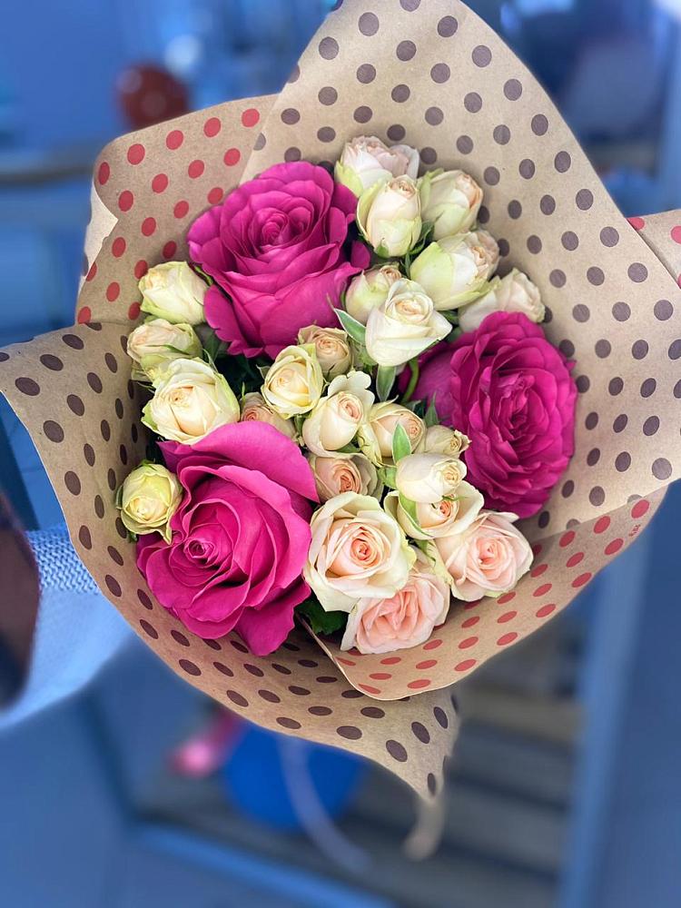 Букет цветов из: Розы в Чесменке