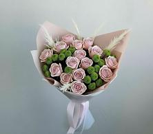 Букет цветов из:  Розы и Хризантемы в Чесменке