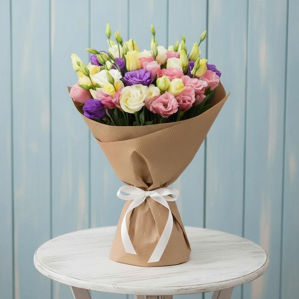 Букет цветов из: Лизиантусы в Чесменке