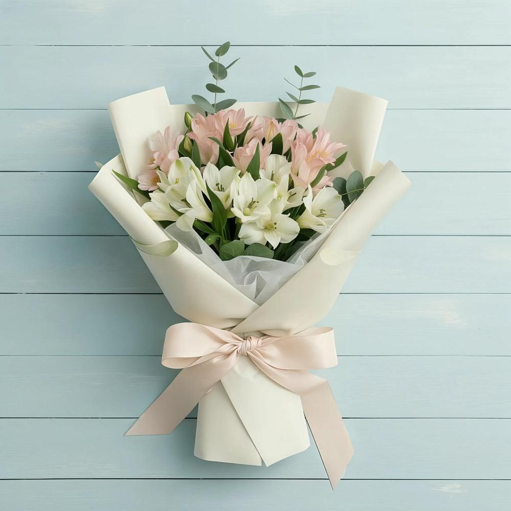 Букет цветов из: Альстромерии в Чесменке