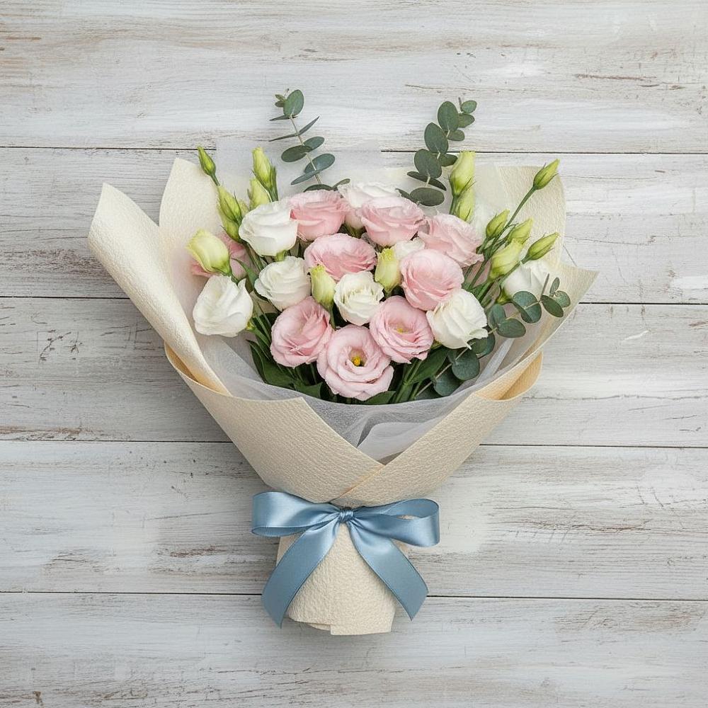 Букет цветов из: Лизиантусы в Чесменке